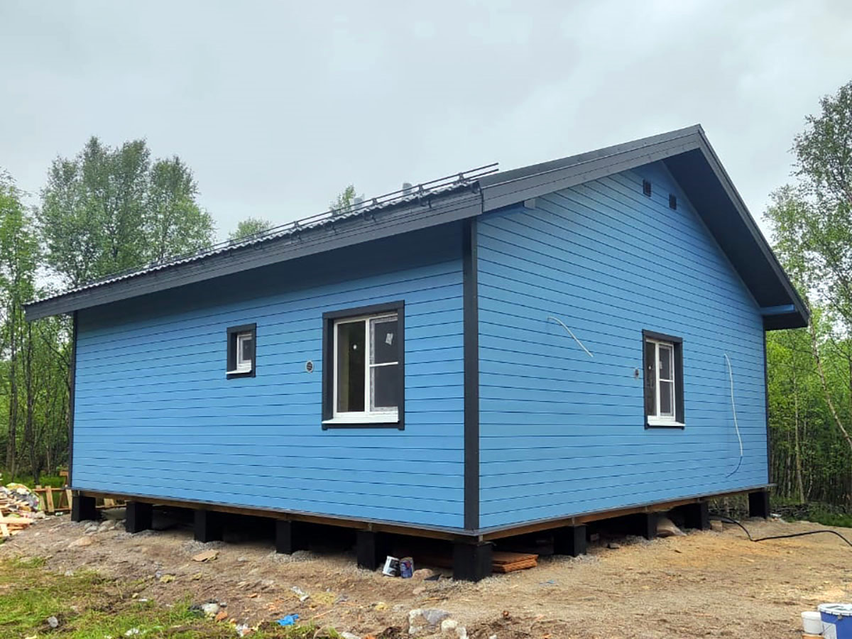 Каркасный дом «Кировск» 9х9