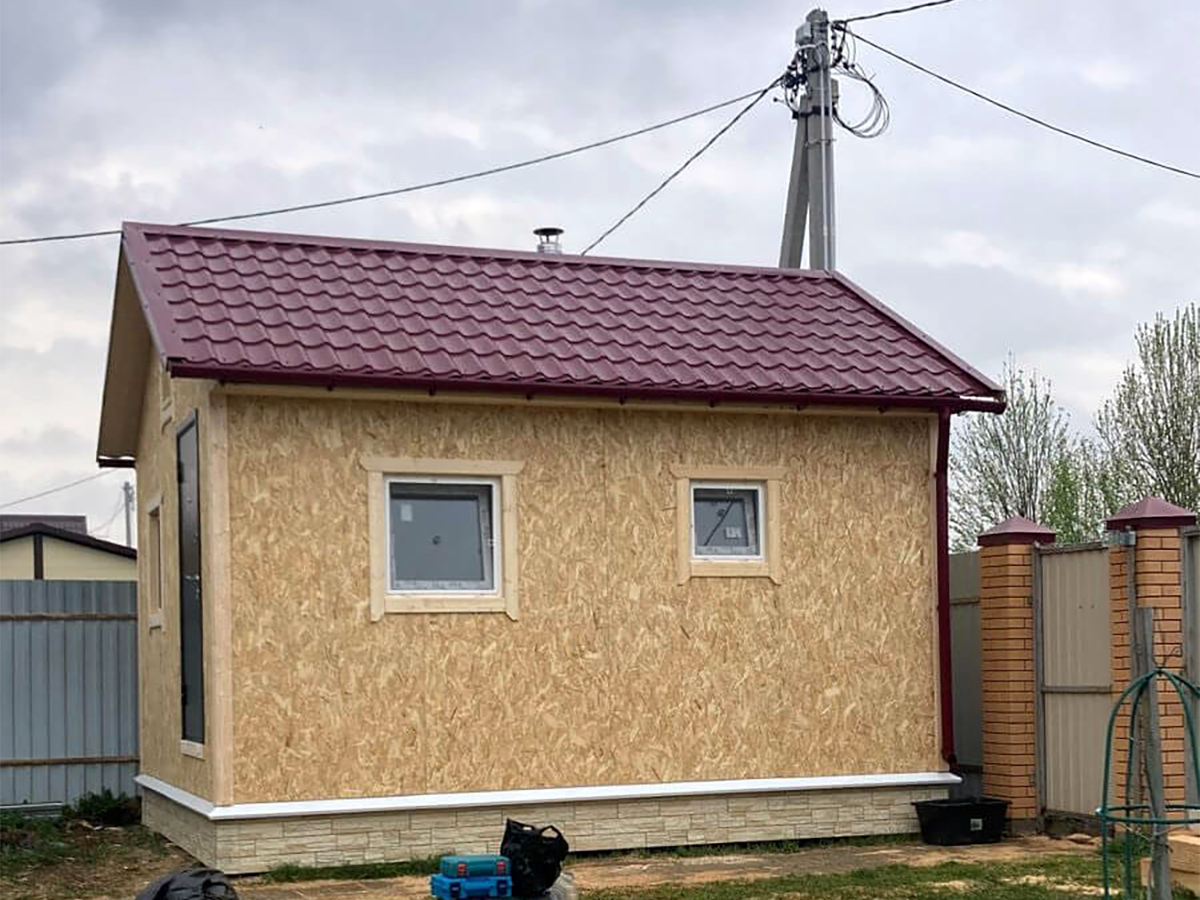 Постройка каркасной бани 5х4 Мытищи, Московская область