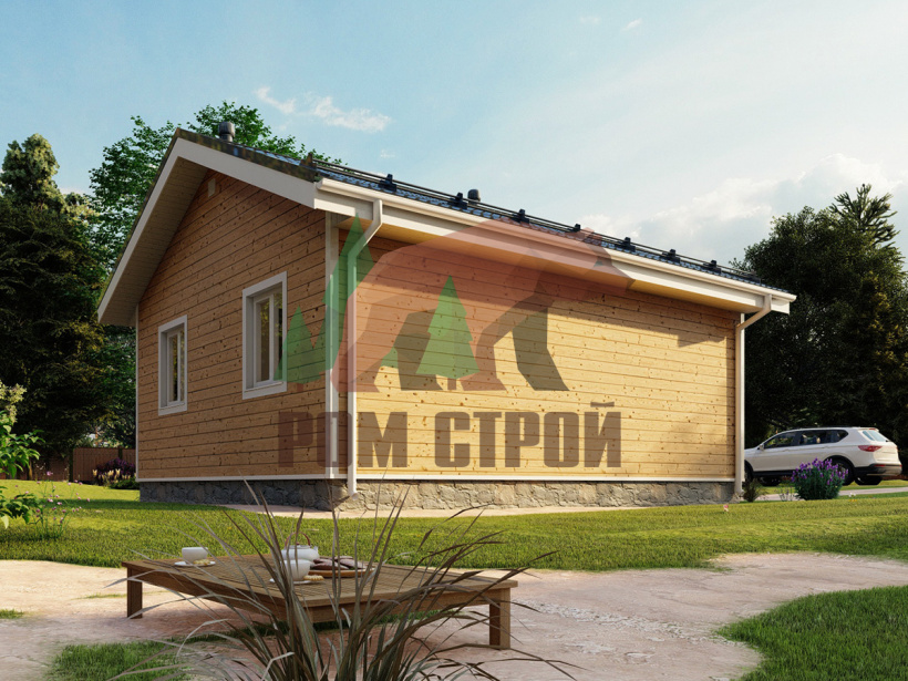Каркасный дом "Домажино" 6х7,5 м