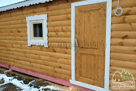 Готовая баня из бруса в Можайске Московской области