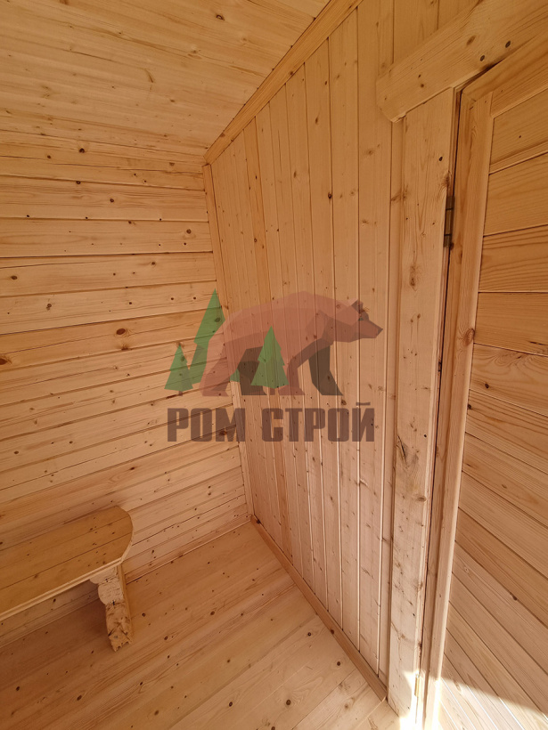 Перевозная баня из бруса "Ненила" 7х2,3м