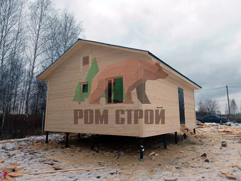 Каркасный дом 6х8