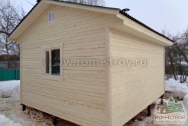 Комплектация каркасной бани 5х4 Торхово, Тульская область