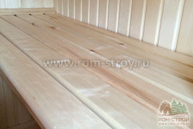 Баня из профилированного бруса 4х3 м с печкой