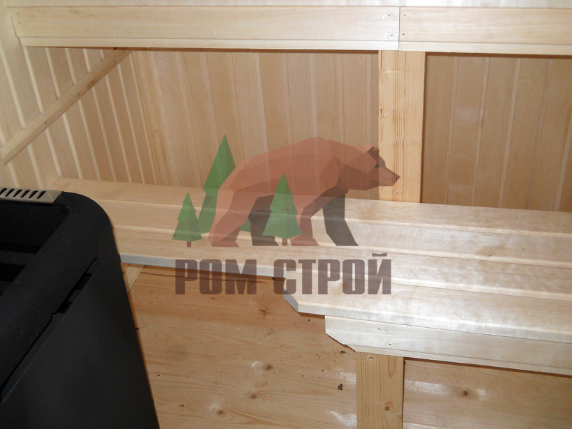 Баня из профилированного бруса «Сияна» 4х6 м