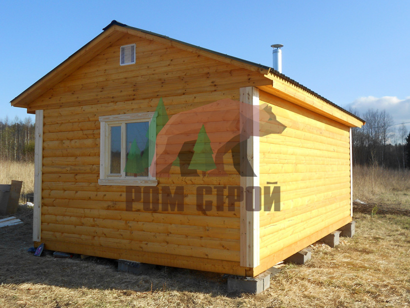 Баня из профилированного бруса "Бояна" 4х6 м