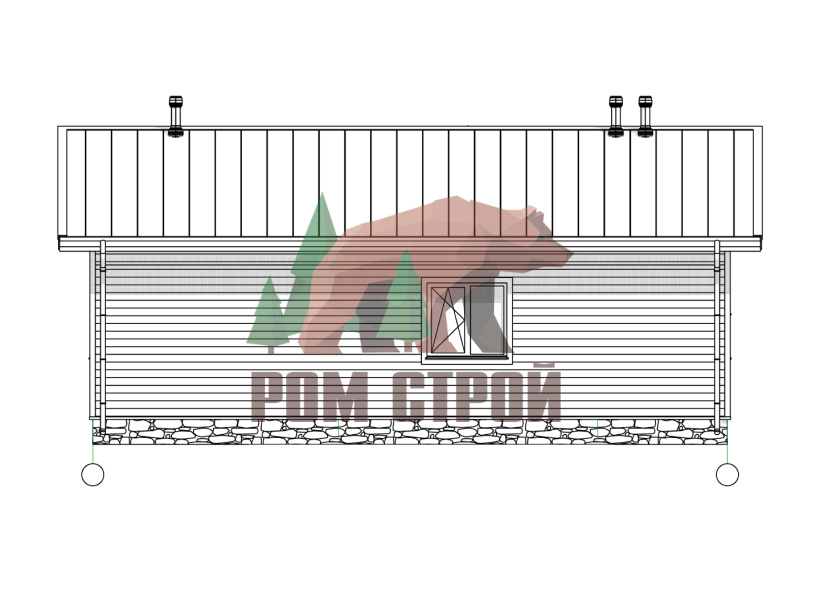 Каркасный дом 8х11,5 «Лебяжье»