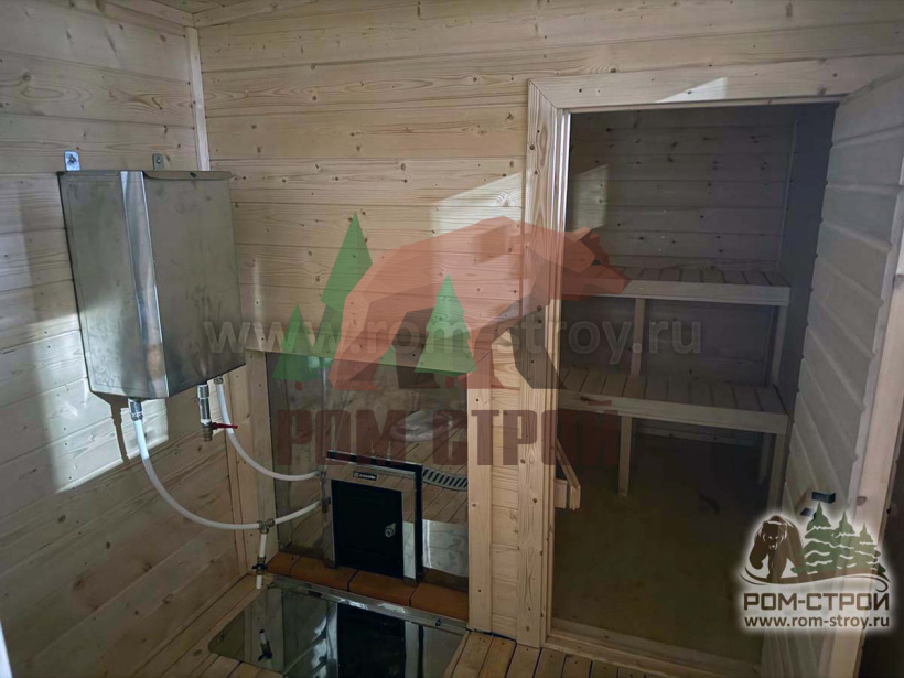 Каркасная баня "Сканди" 6