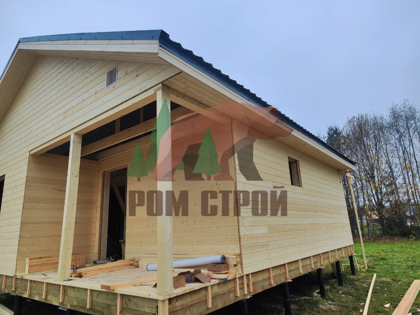 Каркасный дом "Лесьяр" 8х11,5м