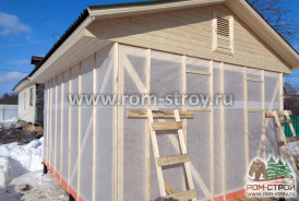 Комплектация каркасной бани 5х4 Торхово, Тульская область
