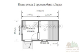 Сборка бани на участке за 2 дня