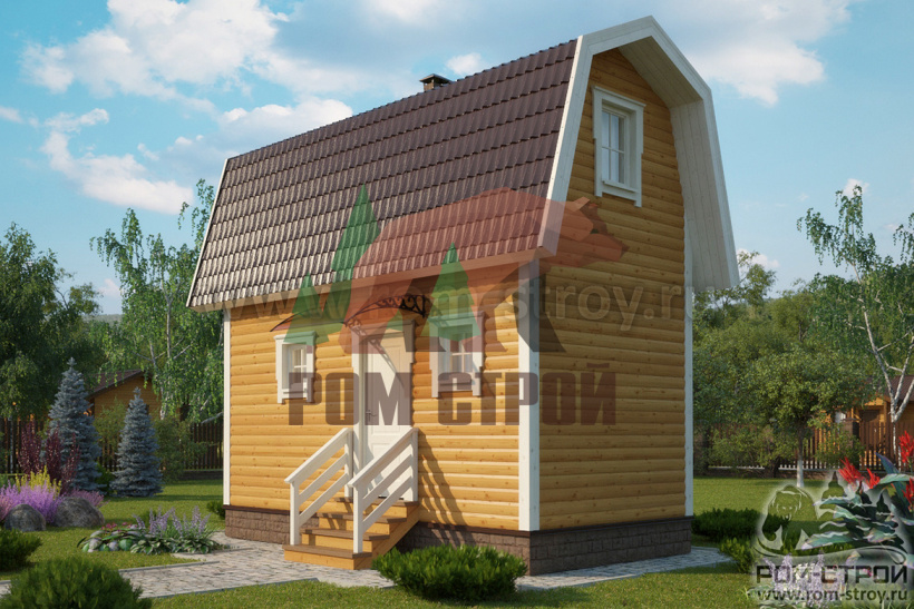 Баня из профилированного бруса «Всемила» 6х3 м
