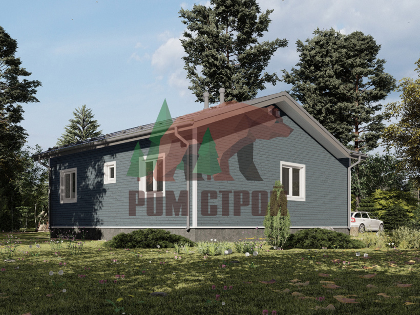 Каркасный дом 9х9 "Апатиты"