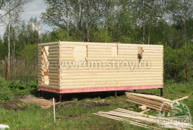 Баня на сваях под ключ за 1 день Опеченский Посад