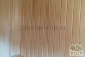 Баня из профилированного бруса 4х3 м с печкой