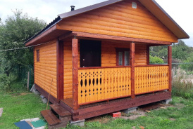 Баня из профилированного бруса "Дания" 4,5х5,5