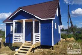 Каркасный дом 7х6 в с. Юрасово, Воскресенск