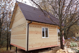 Сборка дом бани из сухого бруса 6х6 Ногинск, Московская область