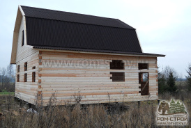 Дом из профилированного бруса 6х7,5 м "под ключ" Кингисепп