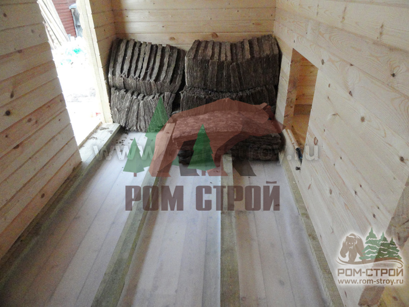Баня из профилированного бруса «Мила» 4,5х6 м