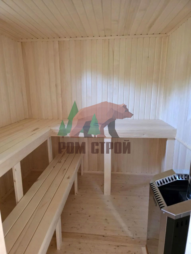 Каркасная баня 6х6 "Струнино"