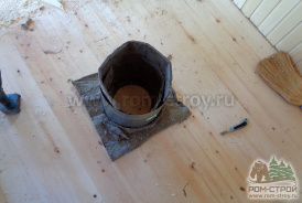 Строим баню из бруса под ключ 5х4 в Л.О. СНТ "Котлин"