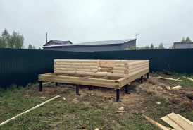 Баня из бруса 6х4 Чехов, Московская область