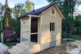 Каркасная баня 3х4 Зиново, Ивановская область