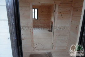 Баня из сухого бруса 6х6 с террасой Калуга, Калужская область