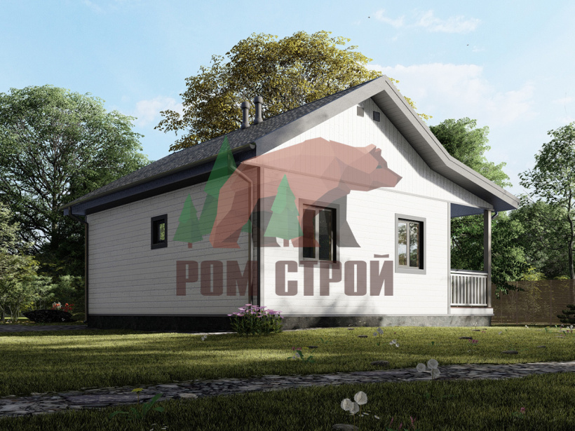 Каркасный дом 8х8 «Токсово»