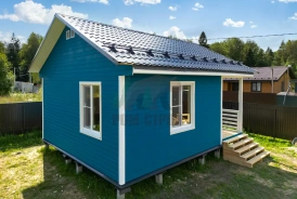 Каркасная баня 7х6 "Клин"