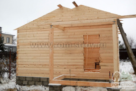 Баня из бруса фундамент лента из блоков Ситовка, Липецкая область