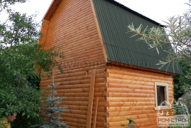 Баня из профилированного бруса 4х4 с мансардой Губкин, Белгородская область