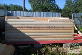 Баня из профилированного бруса 6х6м под ключ