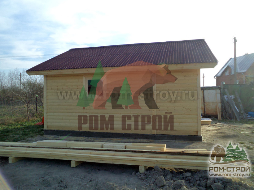 Дом из профилированного бруса "Лудислав" 8х8м