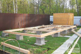 Баня из профбруса 4х8,5 Стародачная поляна, Московская область
