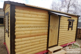 Готовая баня из бруса 5х2,3 м в Лукьяново, М.О.
