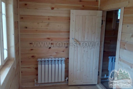 Отопление в бане 6х4 с террасой село Чанки, Коломна