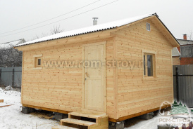 Каркасная баня 5х4 м под ключ село Северское Коломна
