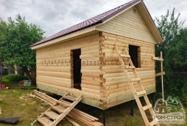 Баня из бруса 6х4 Хутор-Бор, Брянская область