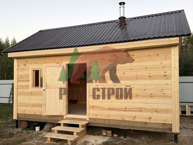 Баня из профилированного бруса "Бояна" 4х6 м