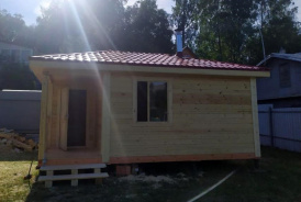 Баня из бруса 6х4 Сопки-Приморск, Ленинградская область
