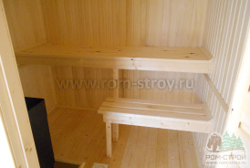 Перевозная баня из бруса "Злата" 5х2,3м