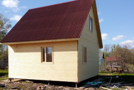 Каркасный дом 6х6 Шимск, Новгородская область