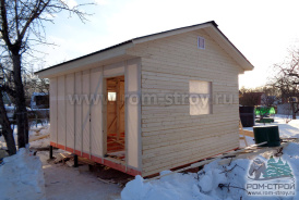 Завершено строительство каркасной бани 5х4 в г. Торхово. Тула