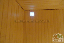 Баня из сухого прямого бруса 145х145 мм 6х6 м с террасой
