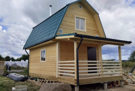 Баня из бруса 4х8 Заостровье, Санкт-Петербург