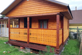 Баня из профилированного бруса "Дания" 4,5х5,5