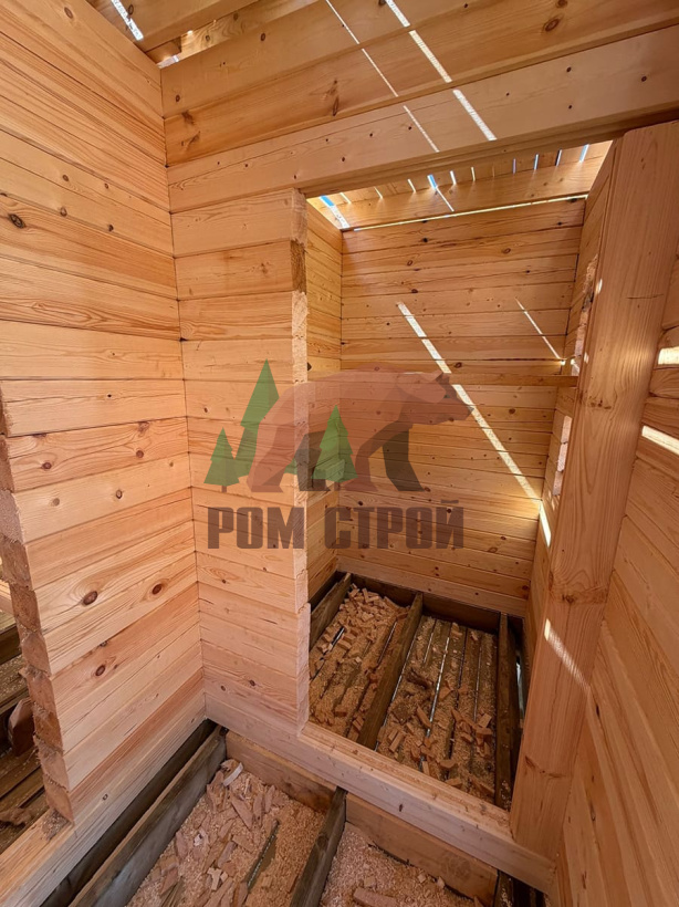 Дом из профилированного бруса "Беримир" 9х9м