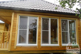 Каркасная баня "Авдотьино" 6х9м